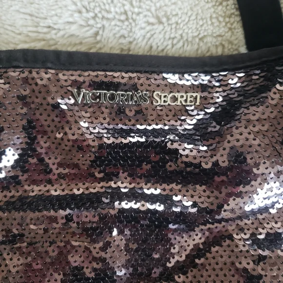 Victoria's Secret sequin shoulder/tote bag - Picture 4 of 9